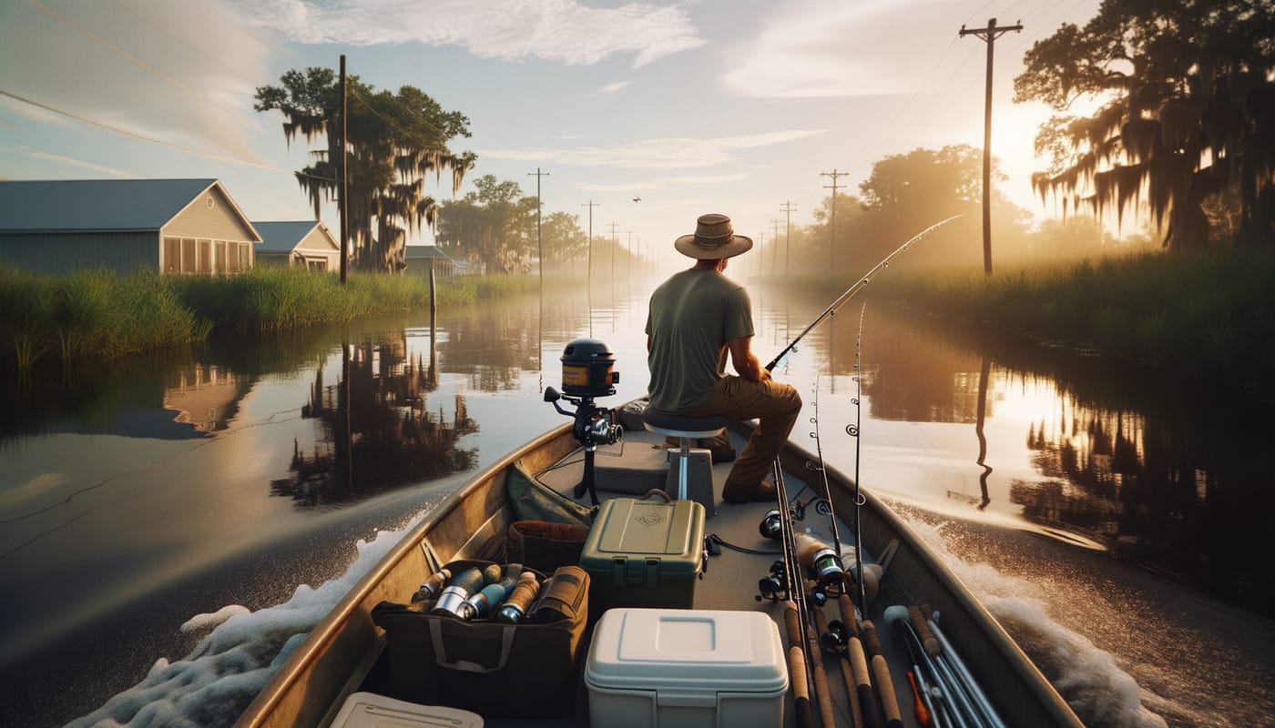 Photorealistic outdoors, fishing  featured image representing 